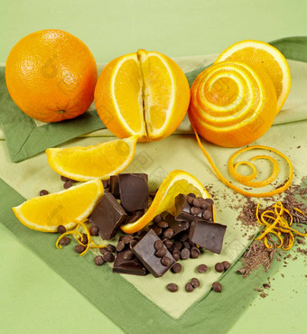 橙色巧克力