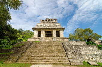 Palenque寺庙步骤
