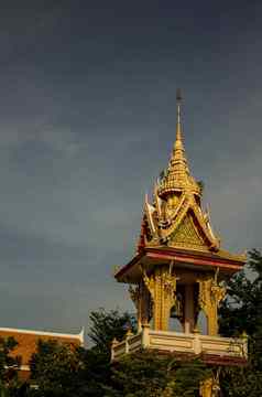 钟楼建筑泰国寺庙