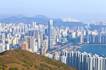 市中心在香港香港城市