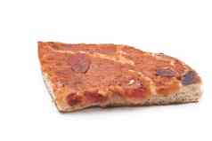 西西里传统的披萨sfincione孤立的