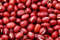 红色的豆富含蛋白质关闭
