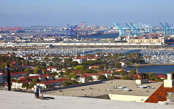 港口长海滩加州工业设施
