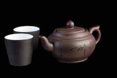 中国人茶壶茶杯