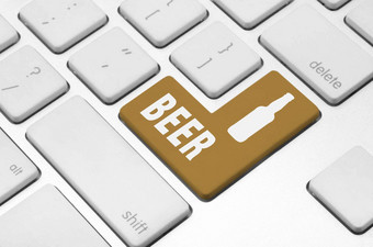 啤酒时间电脑键盘