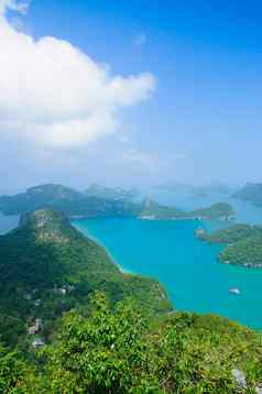 美丽的岩石海南部泰国