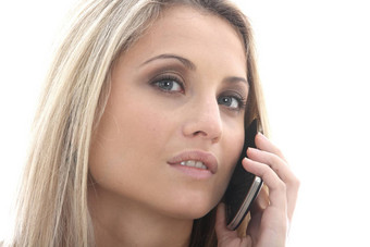 模型<strong>发布</strong>年轻的女人移动电话