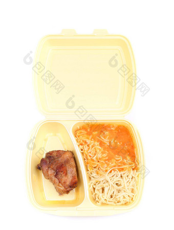 鸡大米食物容器