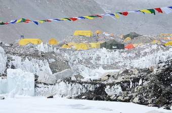 南珠穆朗玛峰基地营喜马拉雅山脉尼泊尔亚洲