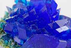晶体蓝色的硫酸铜硫酸