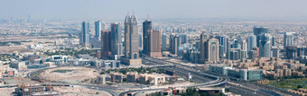 迪拜阿联酋11月摩天大楼迪拜视图迪拜互联网城市底11月曼联阿拉伯阿联酋航空公司