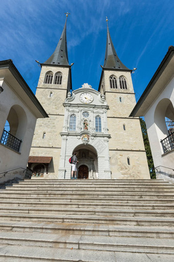宫廷教堂大教堂卢塞恩瑞士