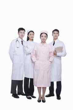 肖像医疗保健工人中国