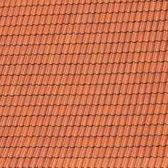 红色的屋顶瓷砖