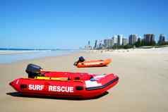冲浪救援船黄金海岸澳大利亚