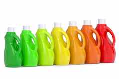 系列塑料瓶家庭化学物质