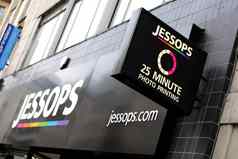 杰索普斯商店标志牛津大学街伦敦