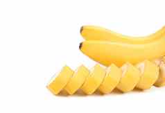 成熟的香蕉一块