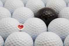 高尔夫球球浪漫的三通