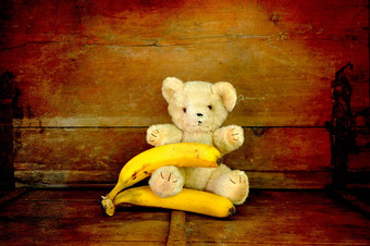 泰迪熊witn水果