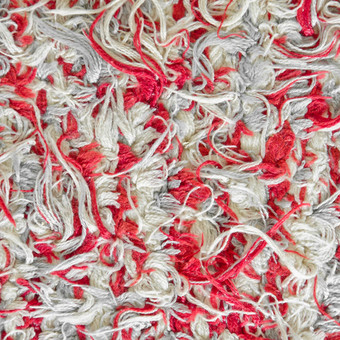 红色的白色地毯纹理