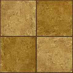 陶瓷深浅不一的绿色棕色（的）石头瓷砖无缝tileable