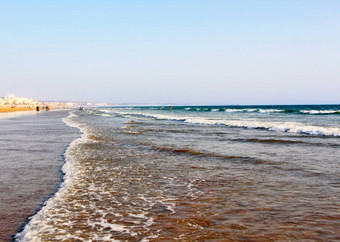 美丽的<strong>海滩图片</strong>使agadir摩洛哥