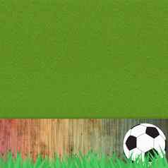 足球足球草木背景