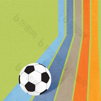 足球足球色彩斑斓的行背景