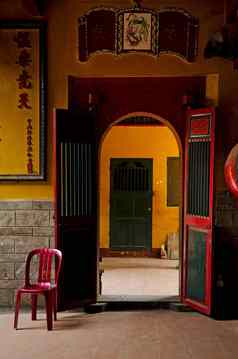 中国人寺庙谁警察局西贡越南