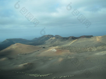 火山熔岩场