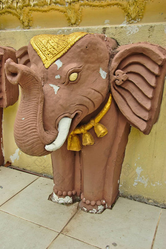大象雕像寺庙泰阿恩德