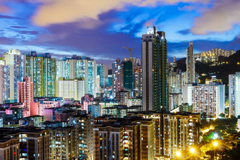 九龙市中心在香港香港