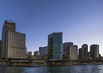 圆形旋转悉尼港口澳大利亚