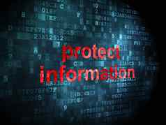 安全概念保护信息数字背景