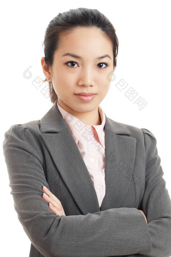 亚洲业务女人肖像