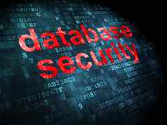 安全概念数据库安全数字背景