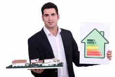 架构师持有模型住房能源评级面板