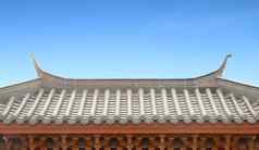 传统的中国人屋顶