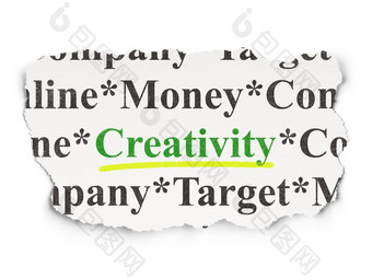 市场营销概念创造力纸背景