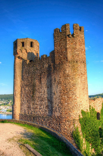 古老的德国堡垒ruedesheim莱茵-美因-<strong>普法</strong>尔茨州德国