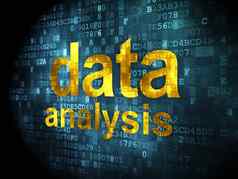 信息概念数据分析数字背景