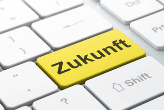 时间轴概念祖昆夫特德国电脑键盘使用