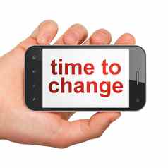 时间轴概念时间改变智能手机