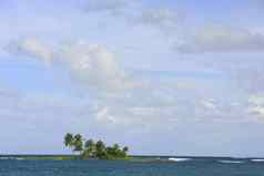 小岛这些加莱拉斯海滩萨马纳半岛