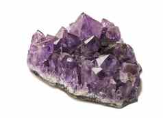 一块紫水晶水晶工作室拍摄