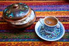 杯土耳其咖啡表格