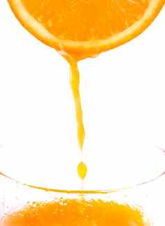 橙色汁新鲜的代表柑橘类水果饮料