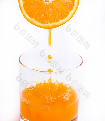 橙色汁健康的点心成熟的渴了