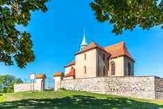 小农村哥特教堂詹姆斯贝德里丘夫阿伊·捷克共和国